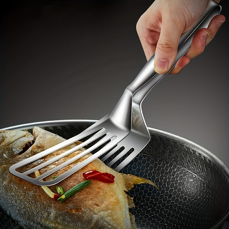 1pc multifunctional stainless steel serving tongs buffet