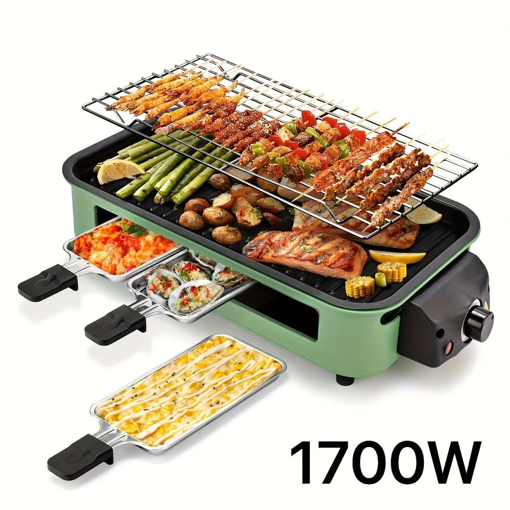 smokeless electric grill indoor grill removable non stick