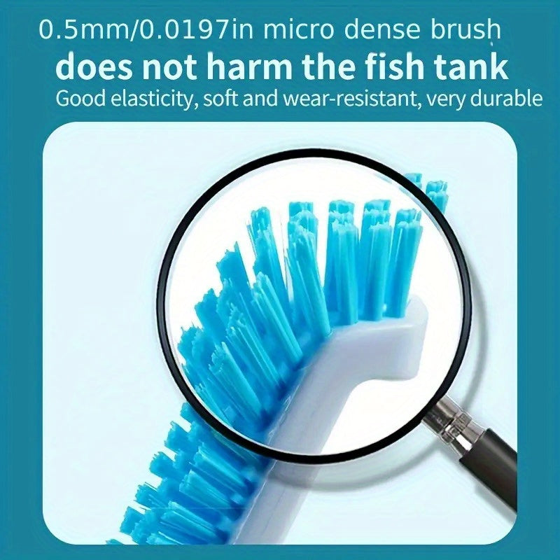 ergonomic extendable handle flexible angle cleaning brush