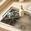 1pc corner sink storage rack heavy duty stainless steel sink