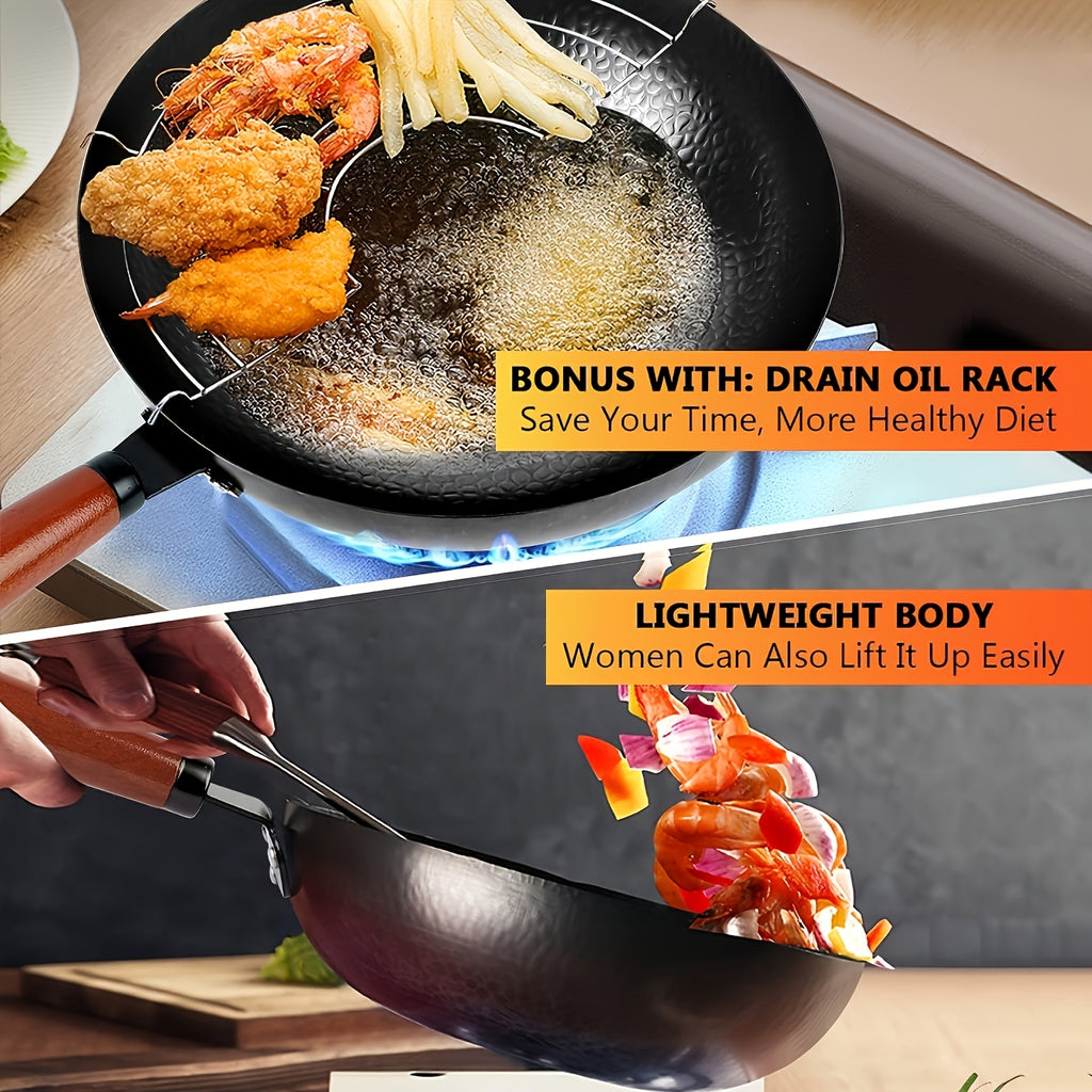 wok   frying pan wok set nonstick 12 6 inch pan 13