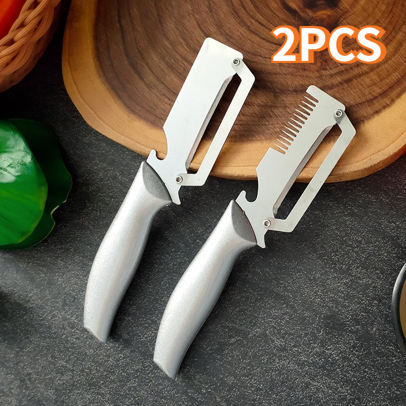 2  heavy duty stainless steel vegetable peeler