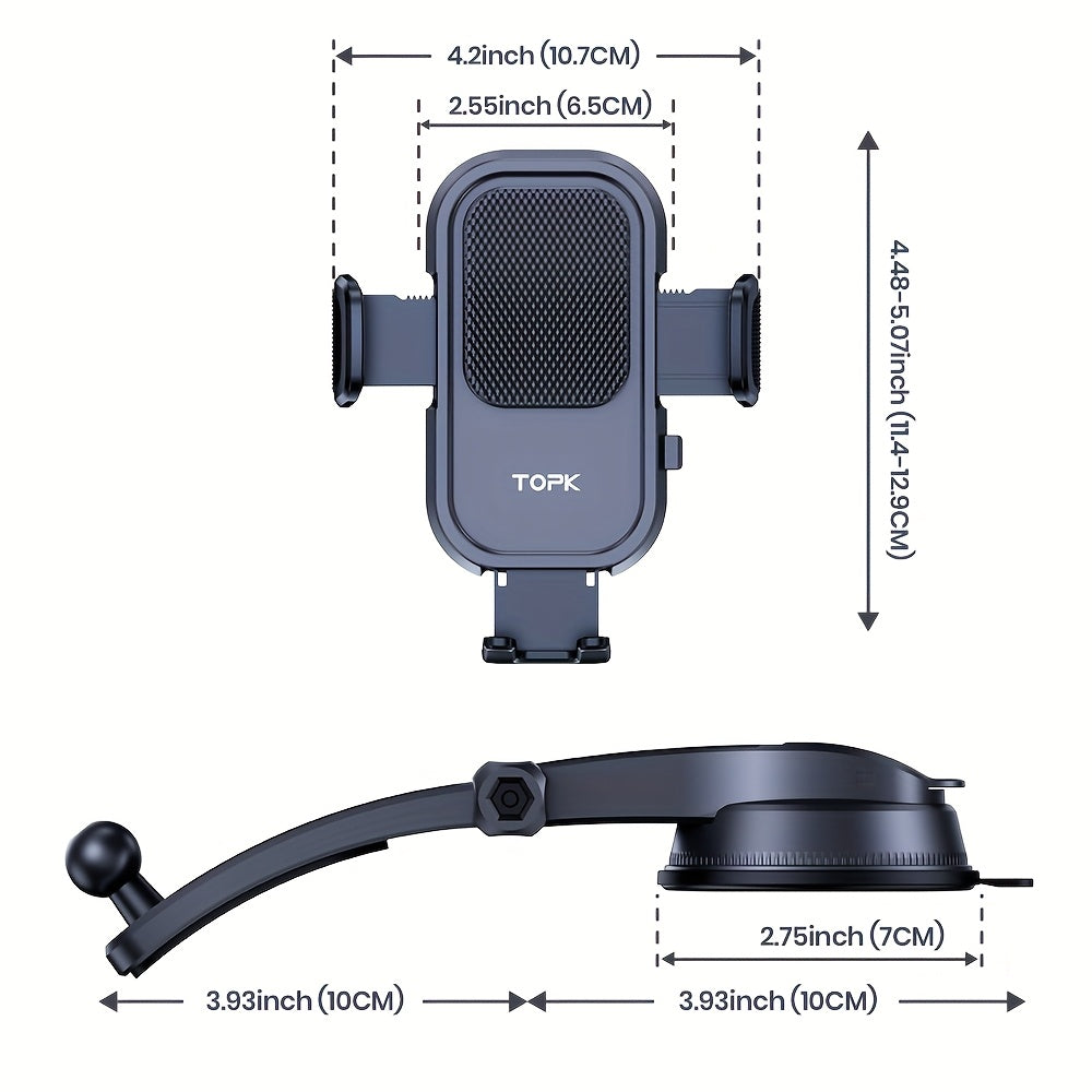 d40c car dashboard phone holder adjustable in vertical
