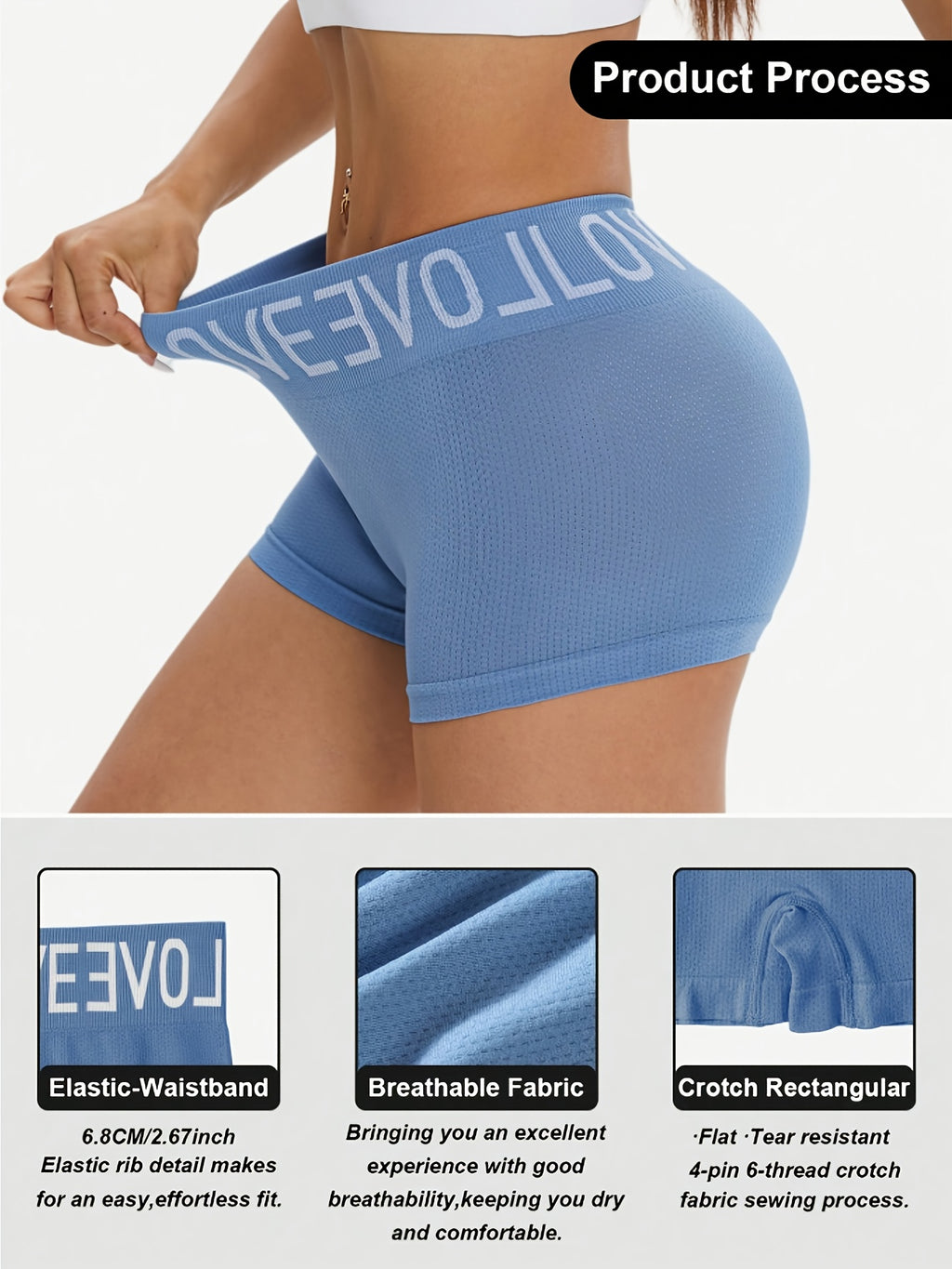 4pcs set womens seamless boxer briefs comfortable breathable