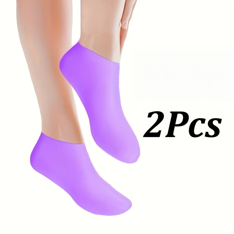 2pcs womens silicone socks   protection socks aloe vera