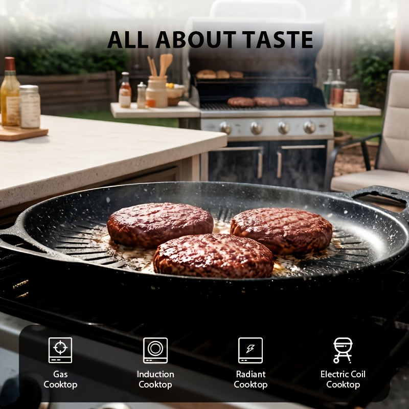 non stick frying   brush bbq griddle pan   heat oil