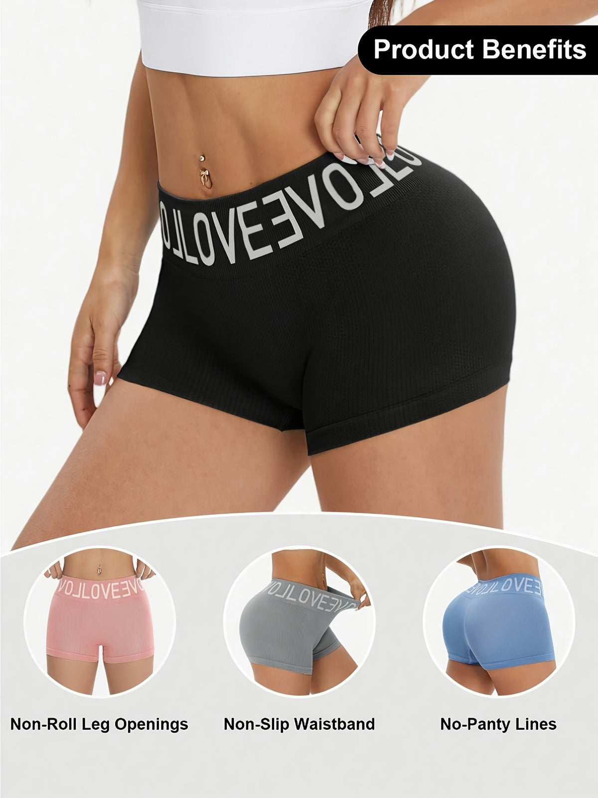 4pcs set womens seamless boxer briefs comfortable breathable