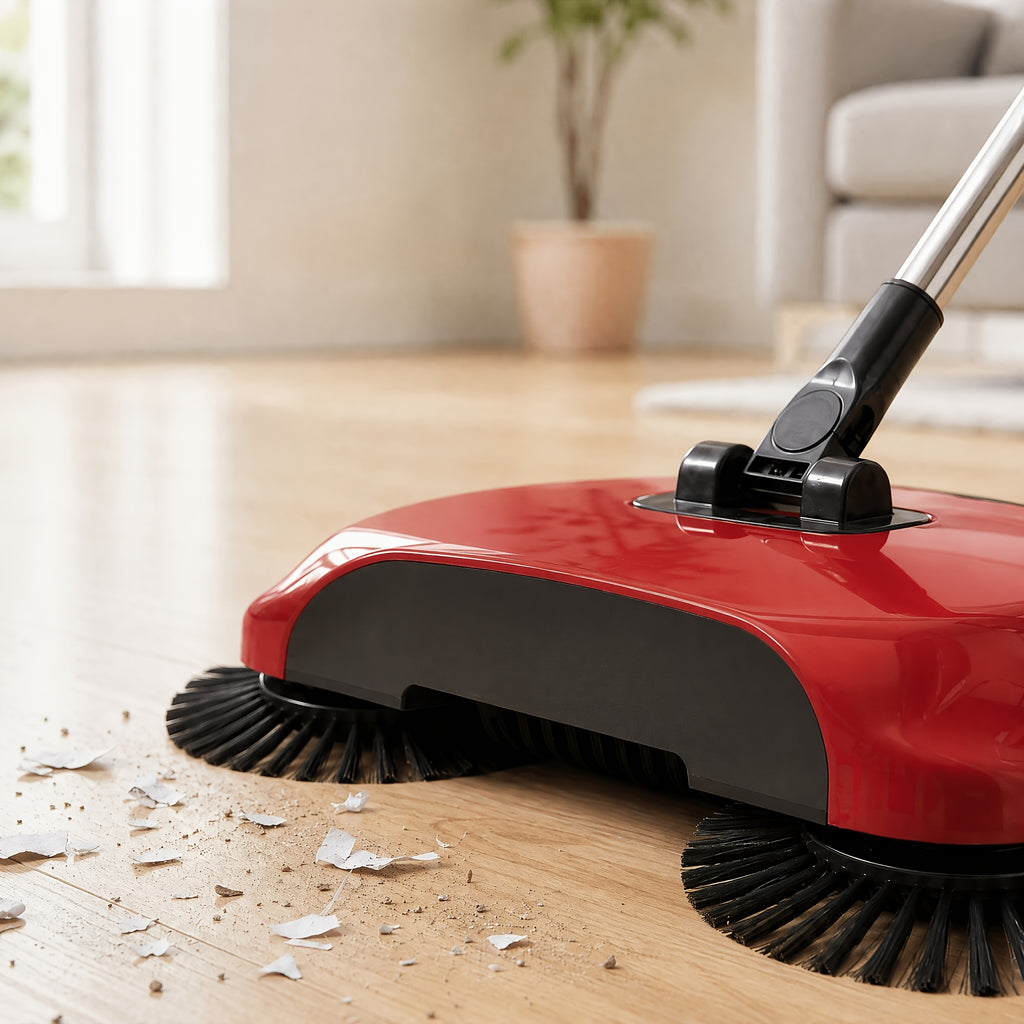 3 in 1 hand push broom multifunctional cleaning tool sweep