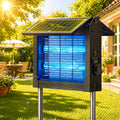 4500v solar bug zapper electric mosquito killer dual solar