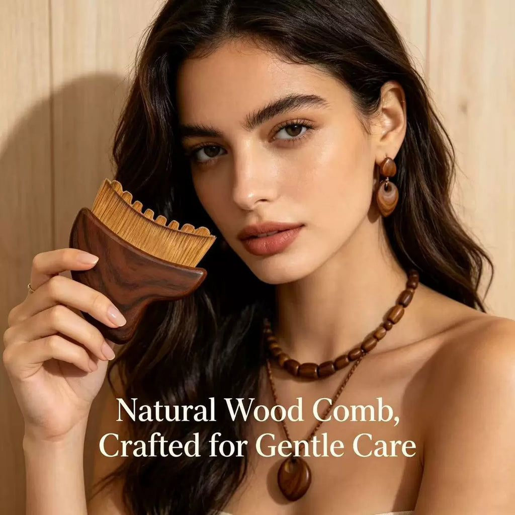 massage comb   designed facial massage featuring