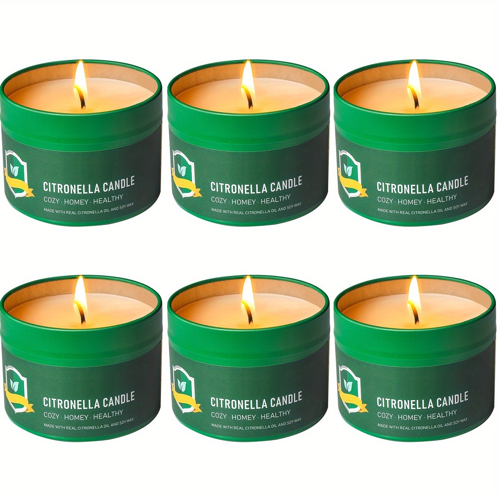 6pcs citronella candles outdoor 4 4   6 150 hours