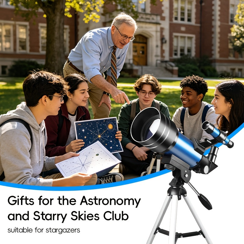 70400 refractor telescope 200x magnification   a