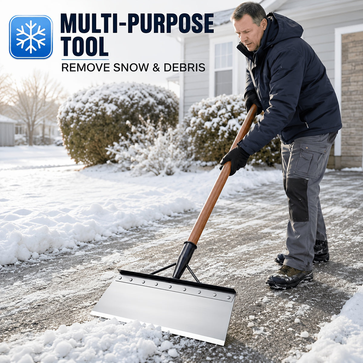 a long handled durable multi functional stainless steel