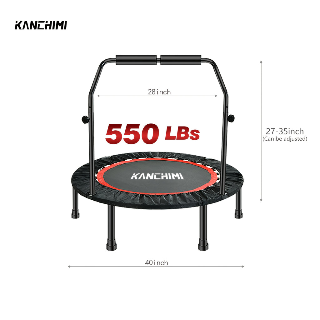 450 550 lbs foldable mini trampoline 40 fitness trampoline