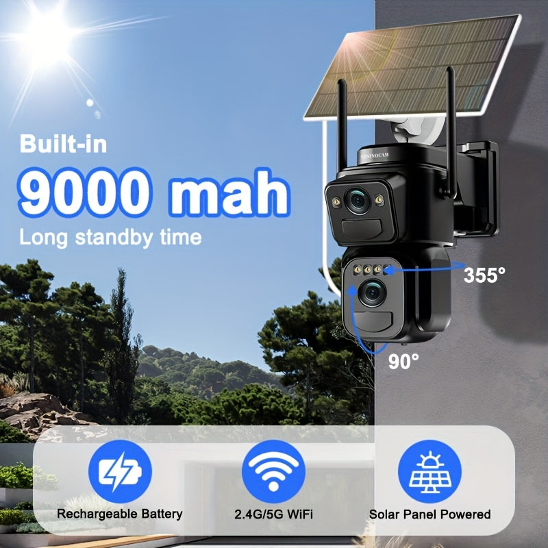 ip66 waterproof 10x   degree low power cctv solar