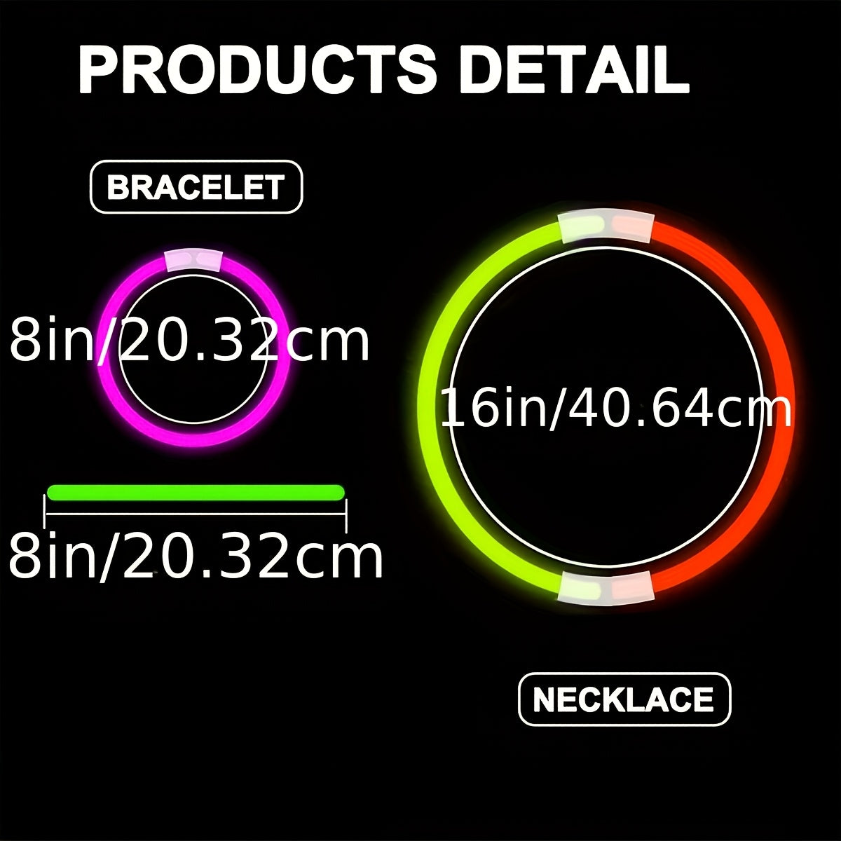 gift high quality set 110pcs 55 glow stick bracelets 55