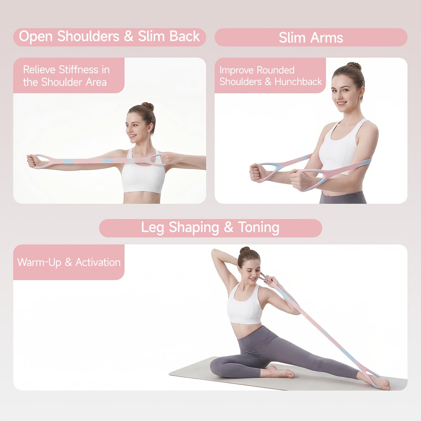 high   single loop pilates   band skin