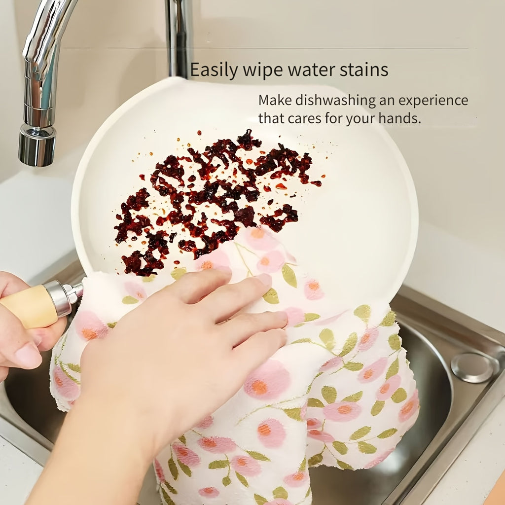 8 16 32pcs coral fleece reusable cleaning cloths super