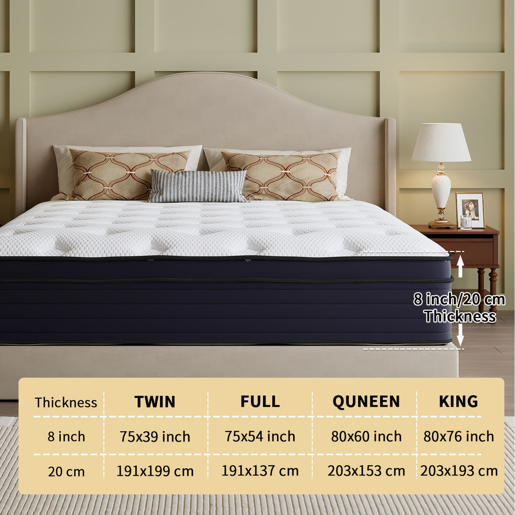 heavy duty reinforced mattress 10 12 14 inch queen size