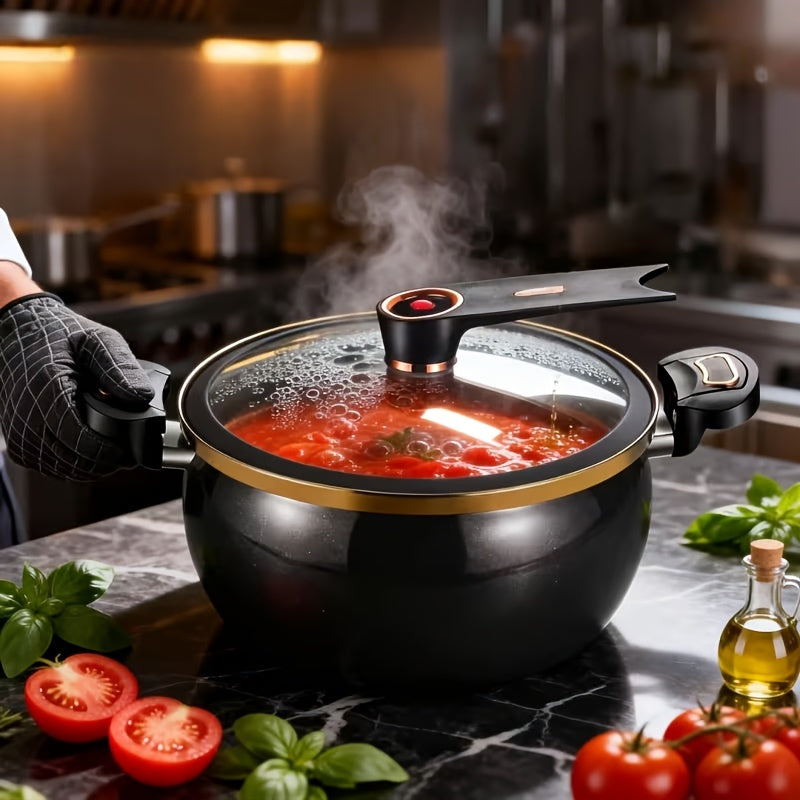 heavy duty   enamel stew pot double ears non stick