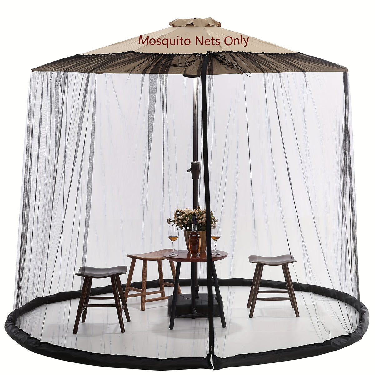 patio mosquito net zippered door water pipe suitable outdoor