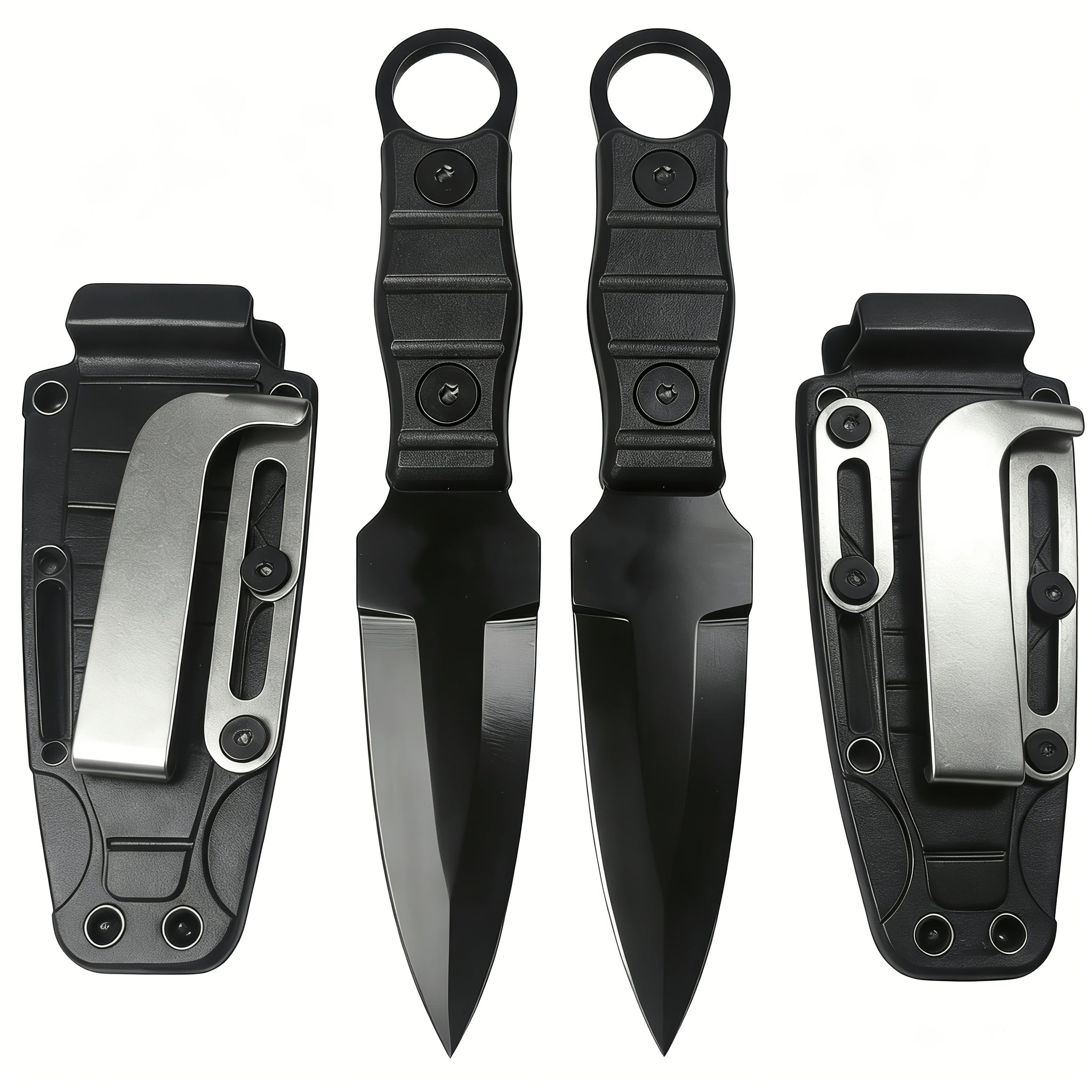 compact stainless steel edc knife sheath suitable