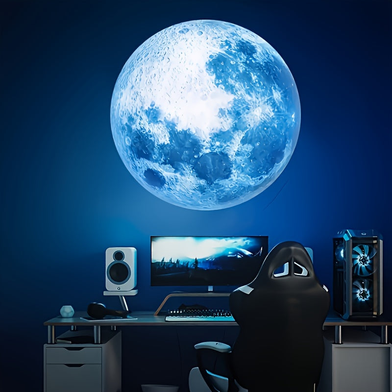 starry sky projection lamp usb powered 360 rotatable moon