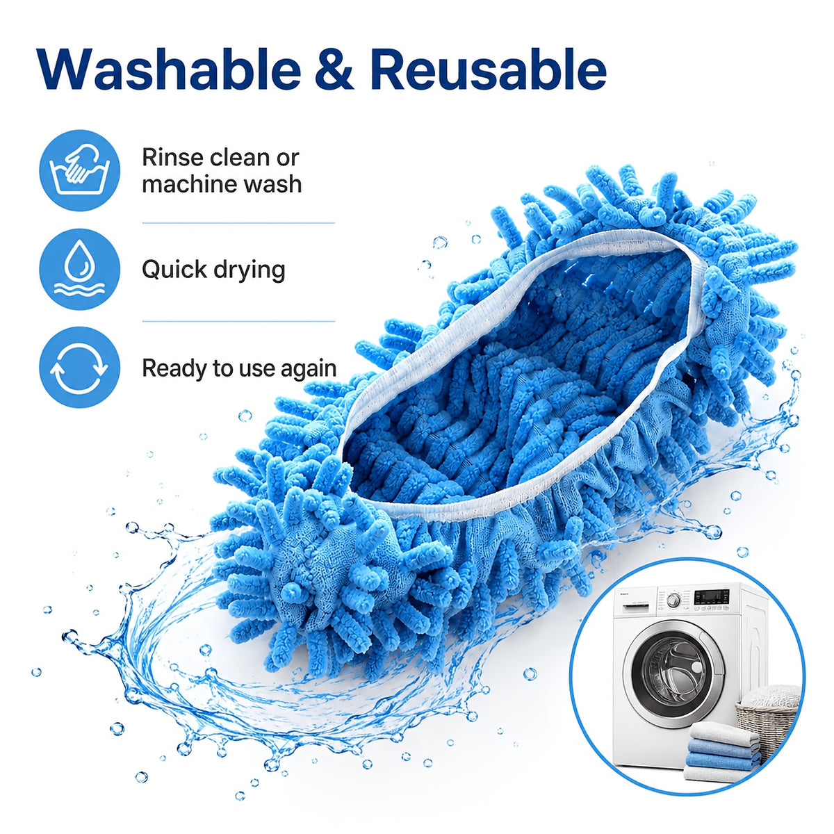 ultra   cleaning house blue mop slippers floor