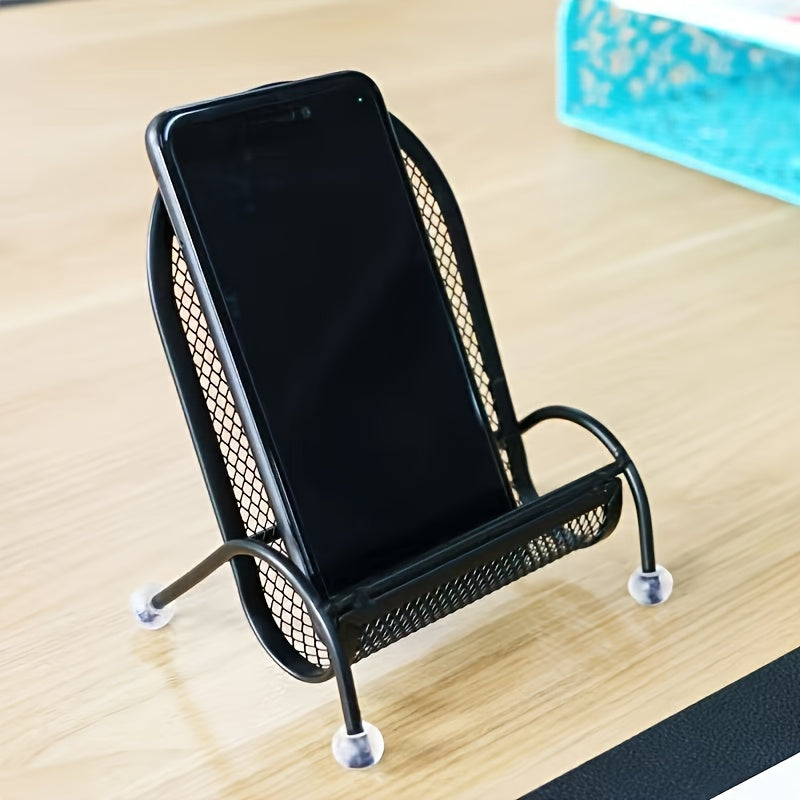 cute chair phone stand universal lazy desktop phone holder