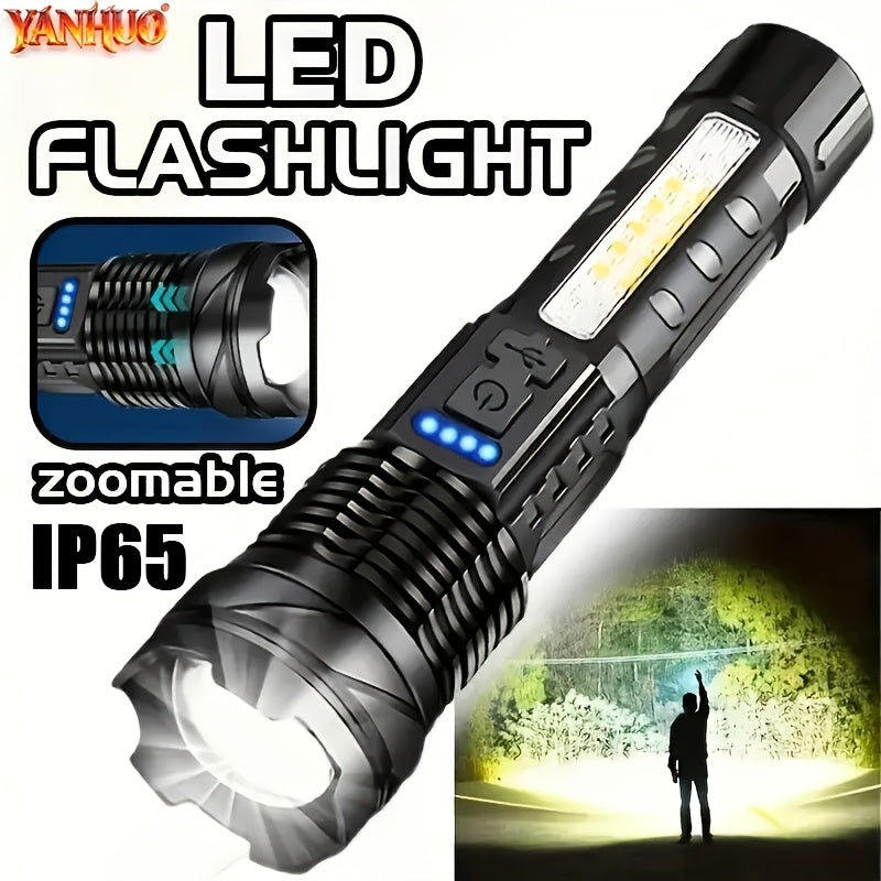 2pcs super powerful rechargeable flashlight