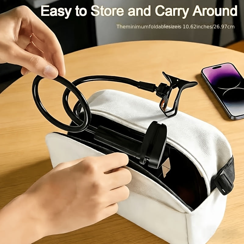 360 degree universal flexible hose phone holder phone stand