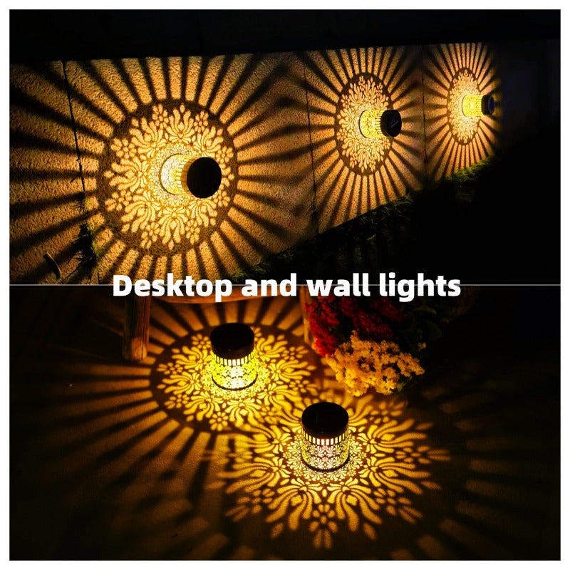 4 solar outdoor peony deck lights decorative solar warm
