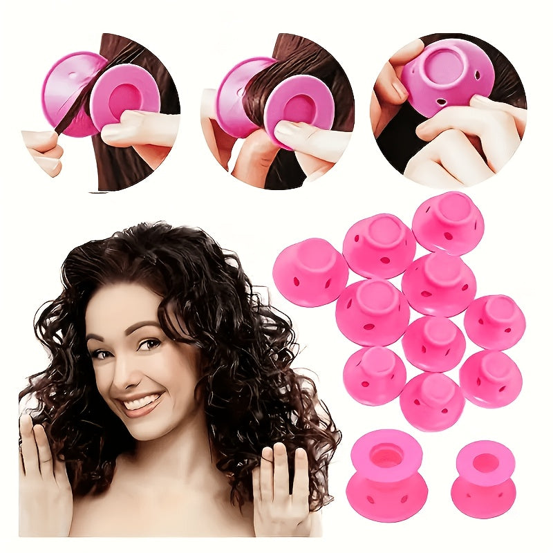 10pcs non heat curling set suitable hair types non heat
