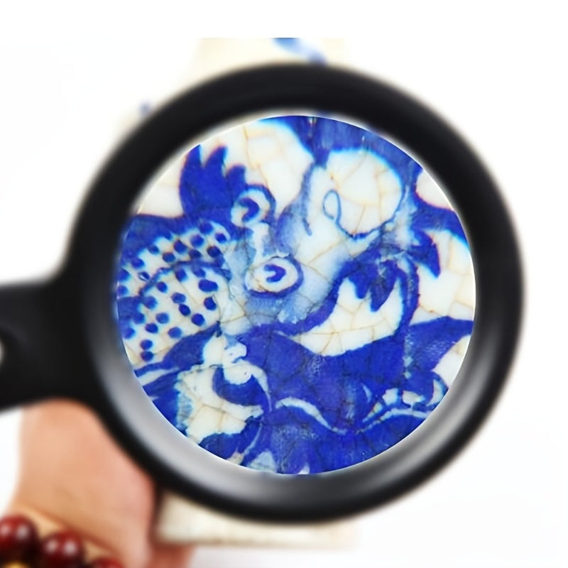 lighted magnifying glass 10x hand held large reading