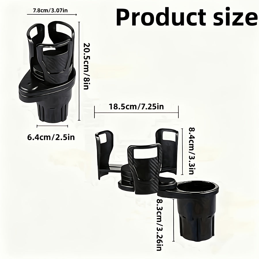 1  in 1 multifunctional car cup holder extender 360