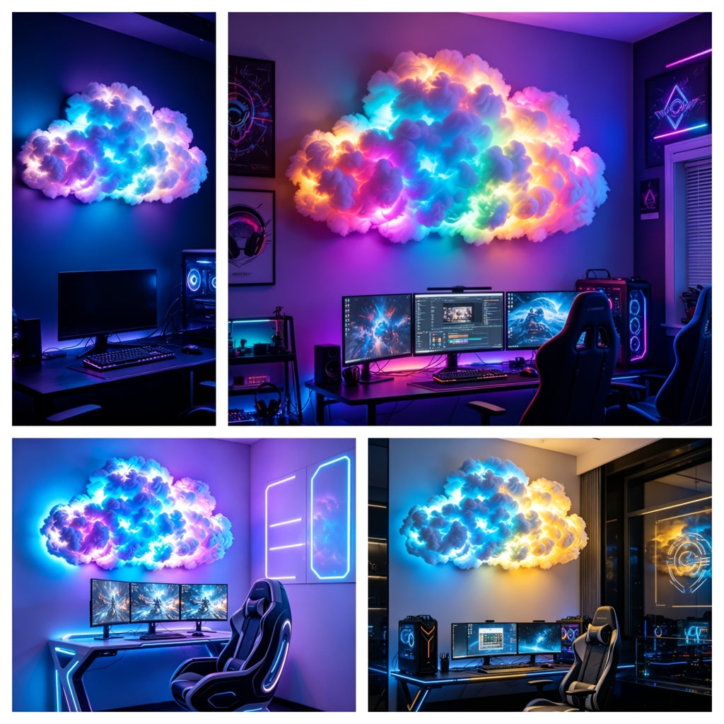 rgb fantasy thundercloud light smart light supports music