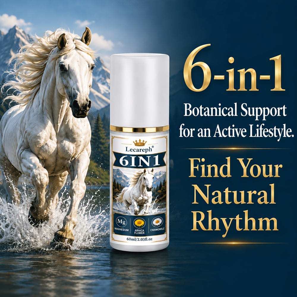 lecareph 6in1 magnesium horse oil spray ultra potent formula