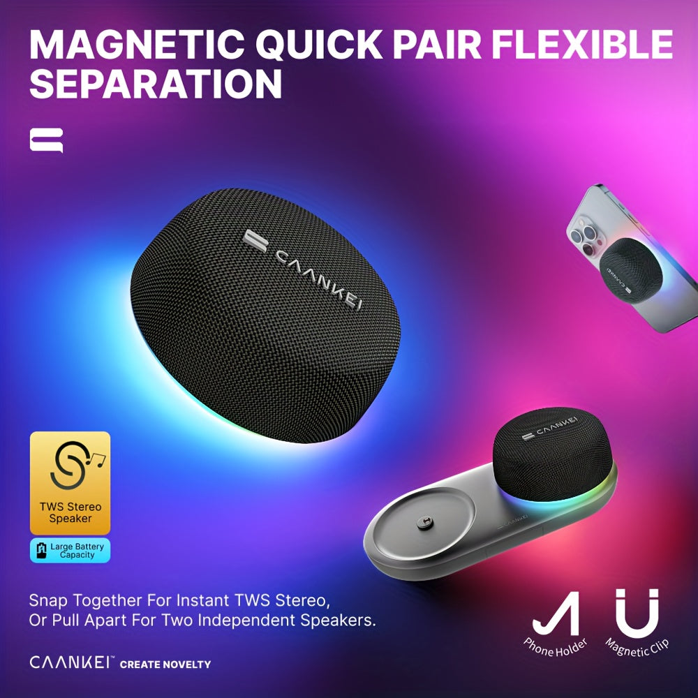 latest compact portable speaker a charging base 60 hour