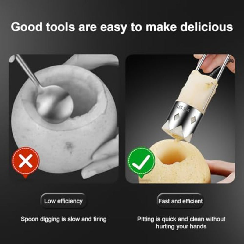 stainless steel cherry pitter multi use fruit corer olives