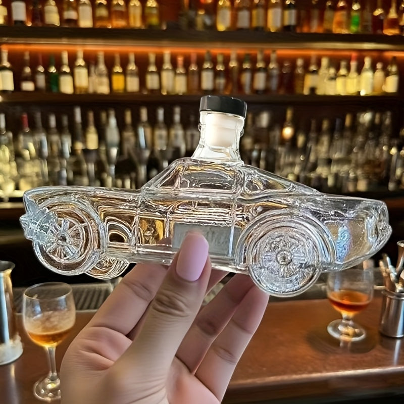 400ml hand blown car shaped whiskey bottle car model wine