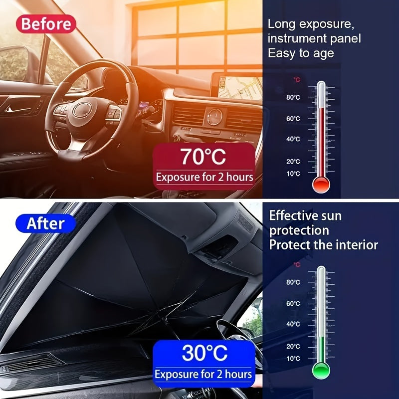 car sunshade front windshield sun protection heat insulation