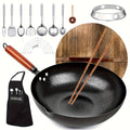 wok   frying pan wok set nonstick 12 6 inch pan 13