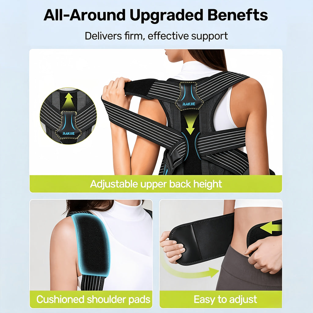 adjustable shoulder straightening vest padded shoulder