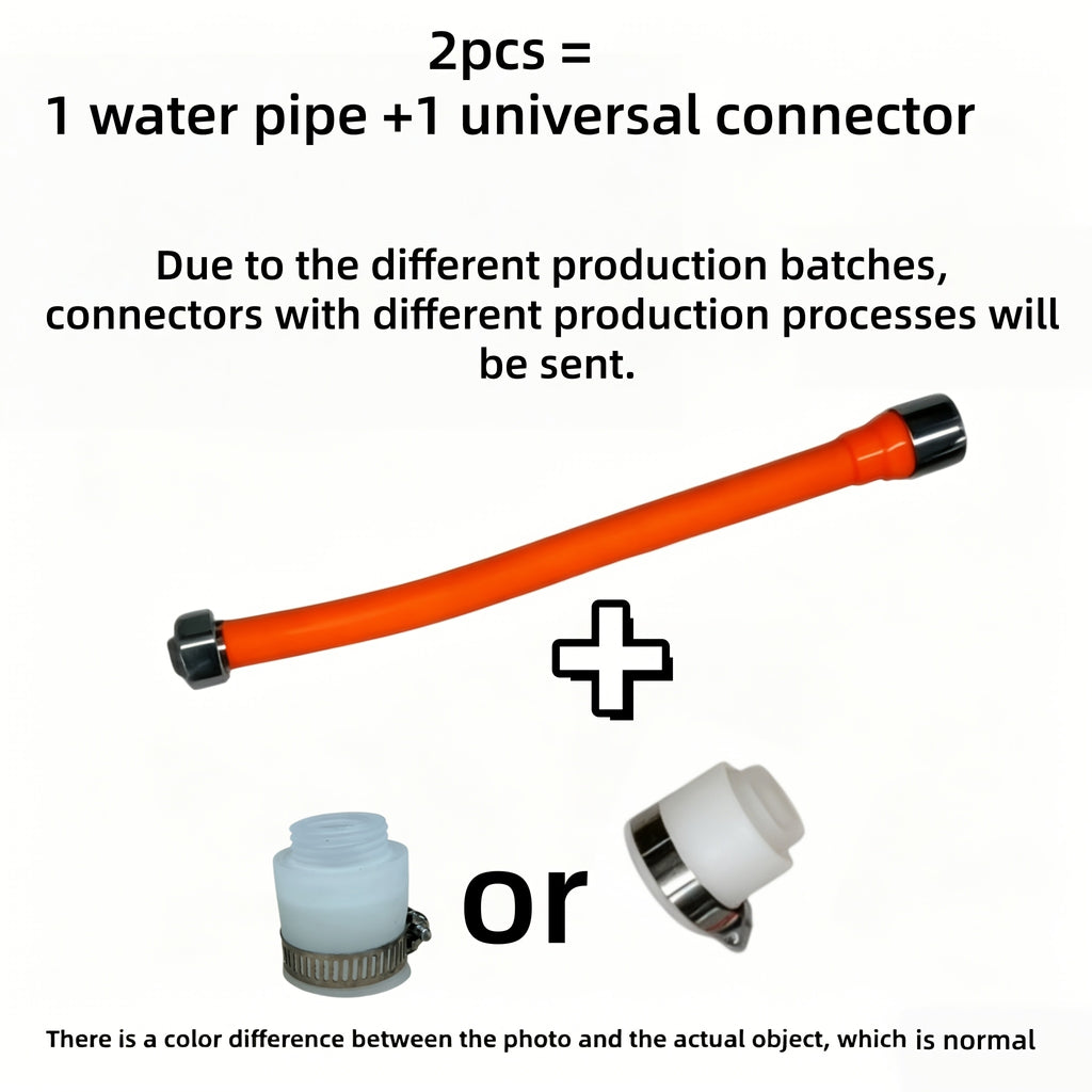 2pcs set 1pc hose 1pc universal connector faucet extension