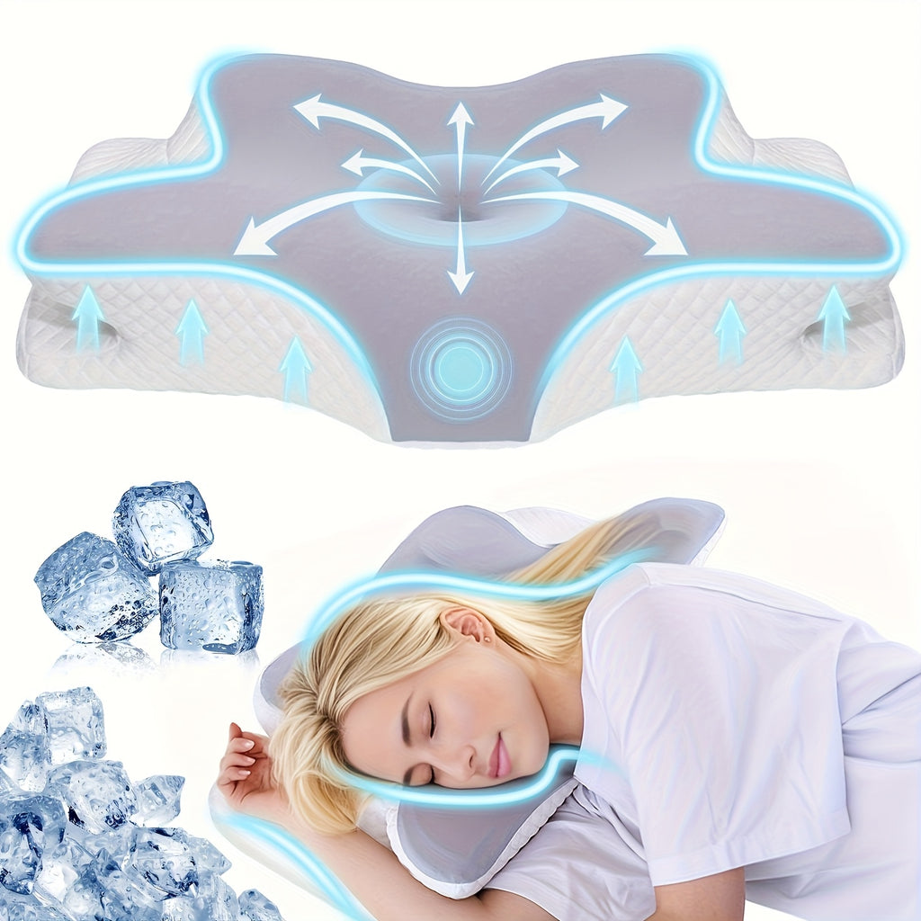 wkeff almohada cervical para cuello pillows sleeping