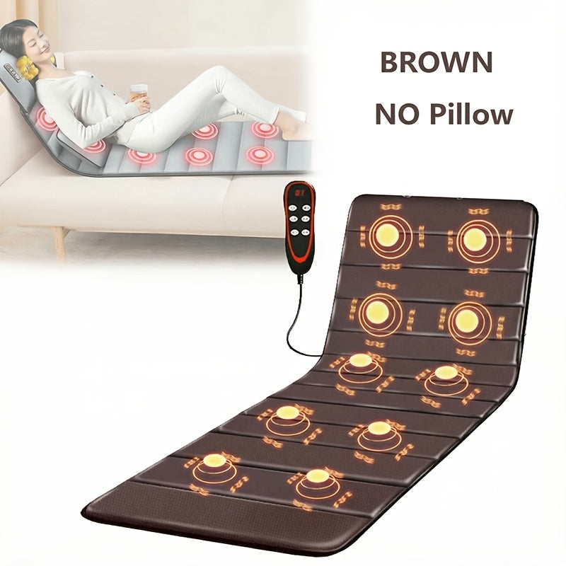1 set large brown full body heating massagers 2 styles pu