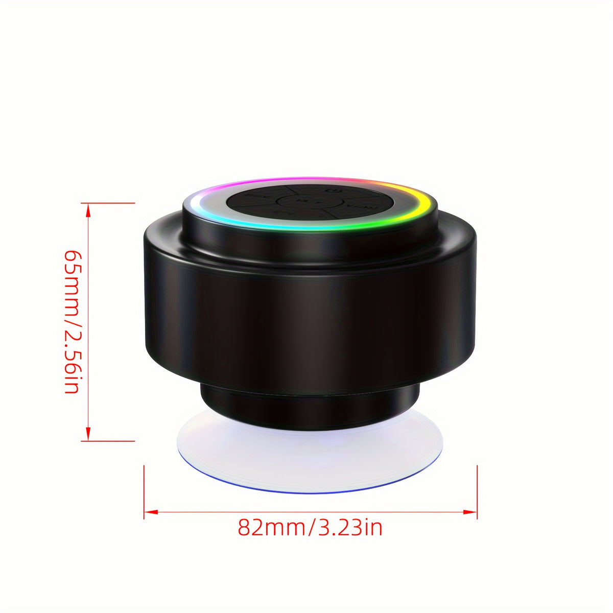 shower speaker built in microphone   control