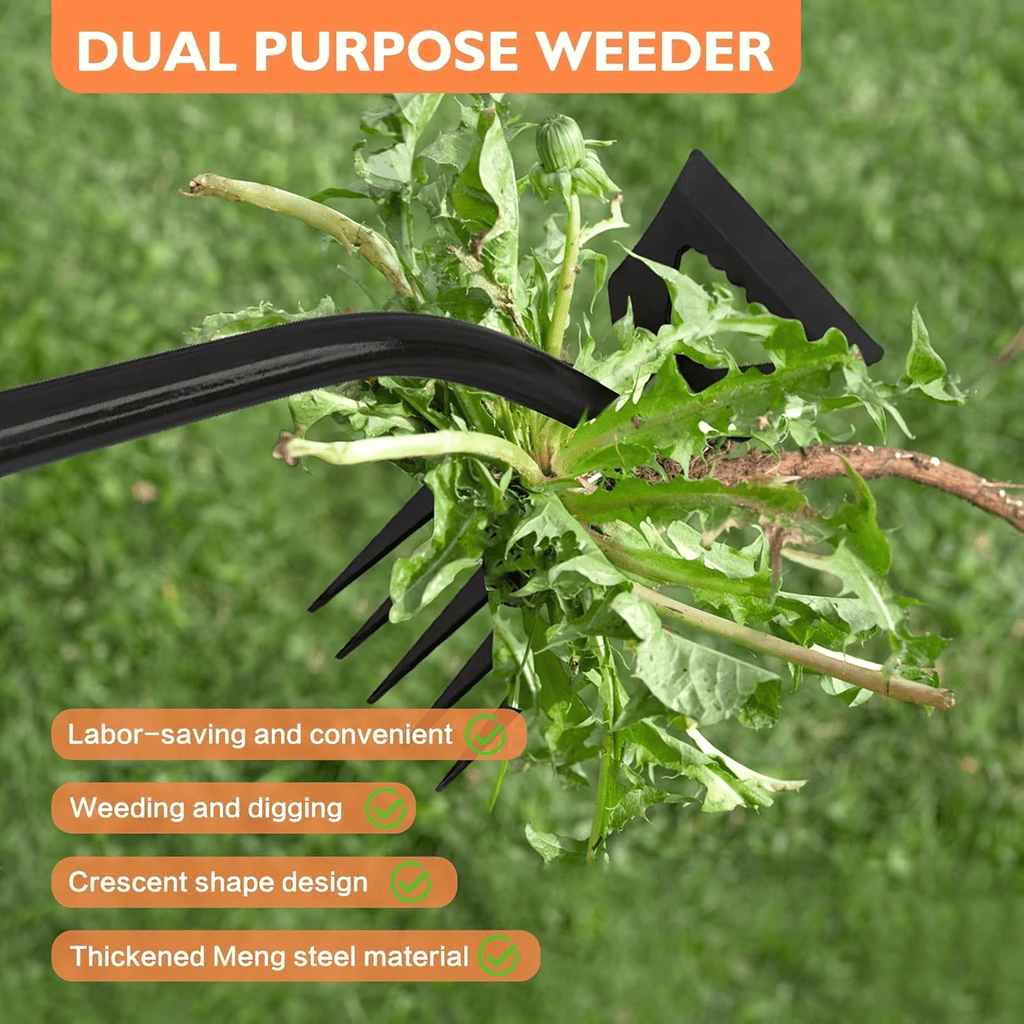 heavy duty manual weeding tool high   long handle
