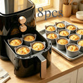 8pcs multi functional air fryer baking cups made silicone