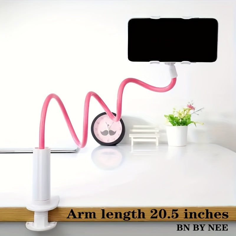 360 degree rotation phone holder spiral base lazy person